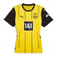 Camiseta Borussia Dortmund Primera Equipación Replica 2024-25 para mujer mangas cortas